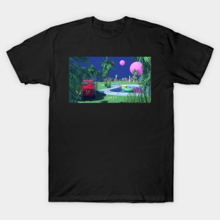 Poolside Pop Art T-Shirt